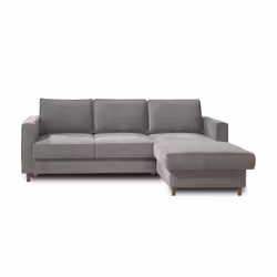 Best Mobilier Jake Canapé d'angle 4 siège(s) Gris - Vue supplémentaire 6