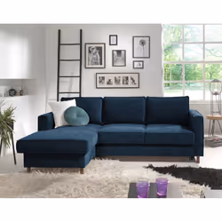 Best Mobilier Jake Canapé d'angle 4 siège(s) Beige
