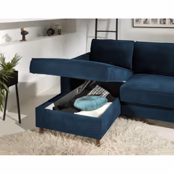 Best Mobilier Jake Canapé d'angle 4 siège(s) Beige - Vue supplémentaire 4
