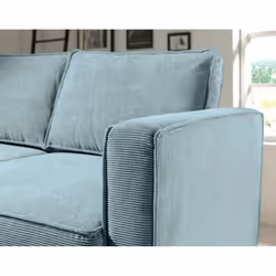 Best Mobilier Jake Canapé d'angle 4 siège(s) Gris - Vue supplémentaire 5