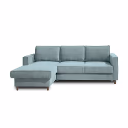 Best Mobilier Jake Canapé d'angle 4 siège(s) Gris - Vue supplémentaire 6