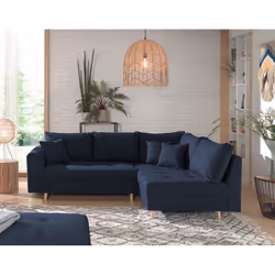 Best Mobilier Rune Canapé d'angle 4 siège(s) Gris