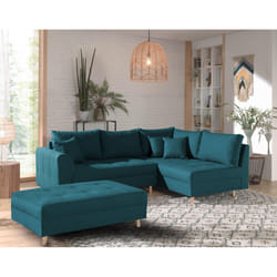 Best Mobilier Rune Canapé d'angle 4 siège(s) Beige
