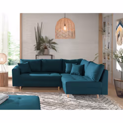 Best Mobilier Rune Canapé d'angle 4 siège(s) Beige