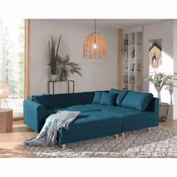 Best Mobilier Rune Canapé d'angle 4 siège(s) Beige