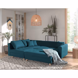 Best Mobilier Rune Canapé d'angle 4 siège(s) Beige