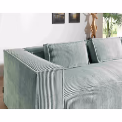Best Mobilier Stella Canapé d'angle 4 siège(s) Gris - Vue supplémentaire 4