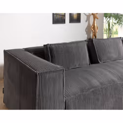 Best Mobilier Stella Canapé d'angle 4 siège(s) Marron - Vue supplémentaire 4