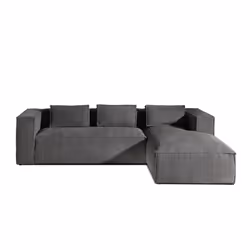 Best Mobilier Stella Canapé d'angle 4 siège(s) Marron - Vue supplémentaire 6