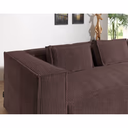 Best Mobilier Stella Canapé d'angle 4 siège(s) Rose - Vue supplémentaire 4