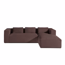 Best Mobilier Stella Canapé d'angle 4 siège(s) Rose - Vue supplémentaire 6