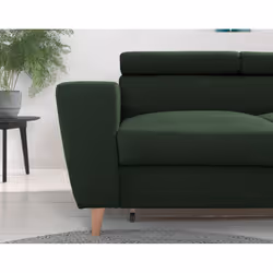 Best Mobilier Stella Canapé d'angle 4 siège(s) Bleu - Vue supplémentaire 5