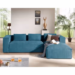Best Mobilier Stella Canapé d'angle 4 siège(s) Beige