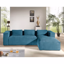 Best Mobilier Stella Canapé d'angle 4 siège(s) Beige - Vue supplémentaire 5
