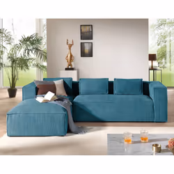 Best Mobilier Stella Canapé d'angle 4 siège(s) Beige