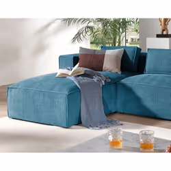 Best Mobilier Stella Canapé d'angle 4 siège(s) Beige