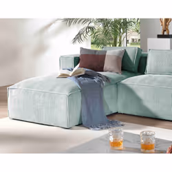 Best Mobilier Stella Canapé d'angle 4 siège(s) Gris