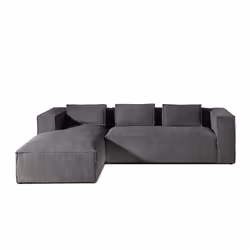 Best Mobilier Stella Canapé d'angle 4 siège(s) Marron - Vue supplémentaire 6