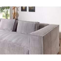 Best Mobilier Stella Canapé d'angle 4 siège(s) Gris - Vue supplémentaire 4