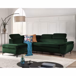 Best Mobilier Astoria, Marron, Microfibre, Plastique, 2260 mm, 1460 mm, 850 mm