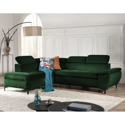 Best Mobilier Astoria Canapé d'angle 4 siège(s) Marron