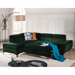 Best Mobilier Astoria Canapé d'angle 4 siège(s) Marron