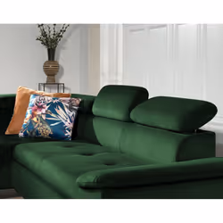 Best Mobilier Astoria Canapé d'angle 4 siège(s) Marron - Vue supplémentaire 4