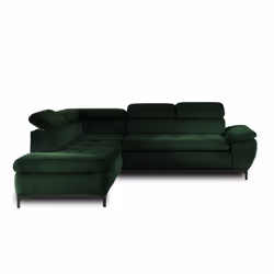 Best Mobilier Astoria Canapé d'angle 4 siège(s) Marron - Vue supplémentaire 6