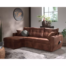 Best Mobilier Lena, Bleu, Turquoise, Tissu, Bois, 2400 mm, 2000 mm, 850 mm