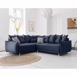 Best Mobilier Lena, Gris, Tissu, Bois, 2400 mm, 2000 mm, 850 mm