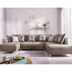 Best Mobilier Lena, Bleu, Turquoise, Tissu, Bois, 3200 mm, 1910 mm, 850 mm