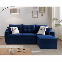 Best Mobilier Astoria Canapé d'angle 4 siège(s) Gris