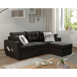 Best Mobilier Astoria Canapé d'angle 4 siège(s) Jaune