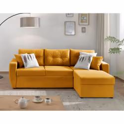 Best Mobilier Astoria Canapé d'angle 4 siège(s) Vert, Olive