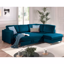 Best Mobilier Brooke Canapé d'angle 5 siège(s) Beige