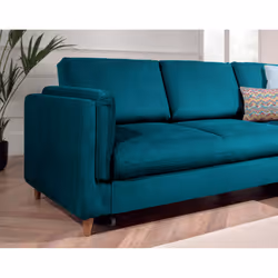 Best Mobilier Brooke Canapé d'angle 5 siège(s) Beige - Vue supplémentaire 4
