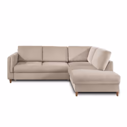 Best Mobilier Brooke Canapé d'angle 5 siège(s) Bleu - Vue supplémentaire 5