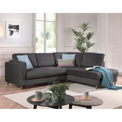 Best Mobilier Brooke Canapé d'angle 5 siège(s) Jaune