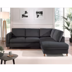 Best Mobilier Brooke Canapé d'angle 5 siège(s) Jaune - Vue supplémentaire 5