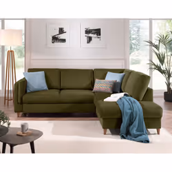 Best Mobilier Brooke Canapé d'angle 5 siège(s) Vert - Vue supplémentaire 2