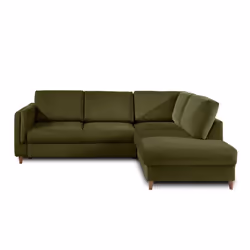 Best Mobilier Brooke Canapé d'angle 5 siège(s) Vert - Vue supplémentaire 6