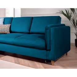 Best Mobilier Brooke Canapé d'angle 5 siège(s) Beige - Vue supplémentaire 4
