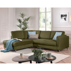 Best Mobilier Brooke Canapé d'angle 5 siège(s) Vert