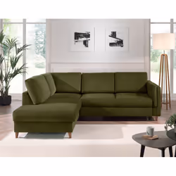 Best Mobilier Brooke Canapé d'angle 5 siège(s) Vert - Vue supplémentaire 5