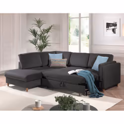 Best Mobilier Brooke Canapé d'angle 5 siège(s) Jaune