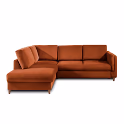 Best Mobilier Brooke Canapé d'angle 5 siège(s) Rose - Vue supplémentaire 6