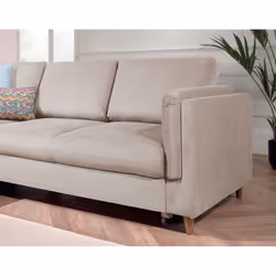 Best Mobilier Brooke Canapé d'angle 5 siège(s) Bleu - Vue supplémentaire 4