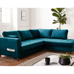 Best Mobilier Anna Canapé d'angle 5 siège(s) Beige