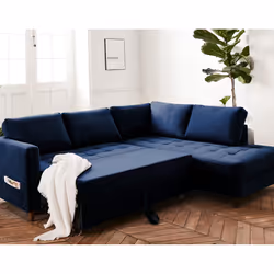 Best Mobilier Anna Canapé d'angle 5 siège(s) Gris
