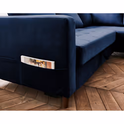Best Mobilier Anna Canapé d'angle 5 siège(s) Gris - Vue supplémentaire 4
